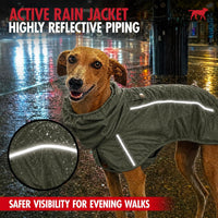 Tuff Pupper Waterproof Dog Raincoat - Woodland Olive / X-Large (60-80 lbs) - image 4