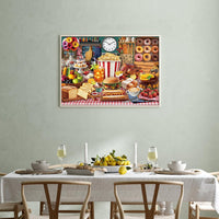 1000 Piece Puzzles for Adults, Premium Magic Book Jigsaw Puzzle – Fun for Kids & Family - Lumière's Banquet - image 2