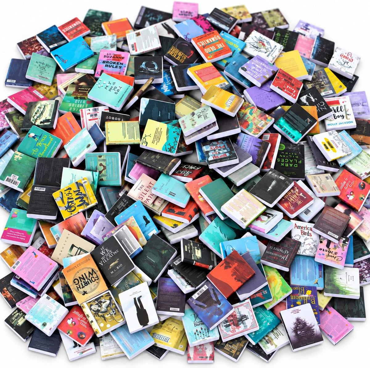 200Pcs Mini Books,Miniatures Book Accessories Bookshelf – Fun for Kids & Family - 200pcsbrand Books / 200
