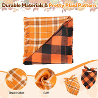 Kytely Dog Bandanas Fall Thankgiving XLarge 2Pack - Fall Bandana / Small - image 2