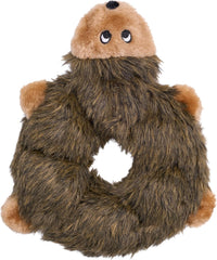 ZippyPaws Loopy No Stuffing Dog Toys to Keep Them Busy, 10" - Black / 10 x 8 x 1 in (Pack of 1) - image 2