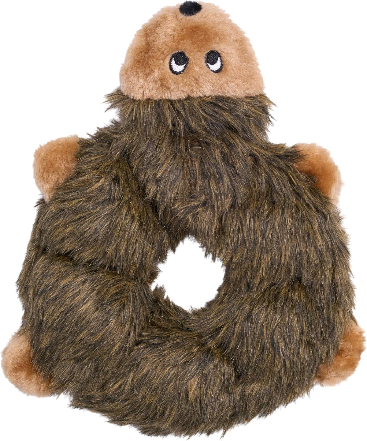 ZippyPaws Loopy No Stuffing Dog Toys to Keep Them Busy, 10" - Black / 10 x 8 x 1 in (Pack of 1) - image 2