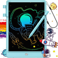 FLUESTON LCD Writing Tablet for Kids - 11"W x 7.5"H / Delightful Dolphin Blue
