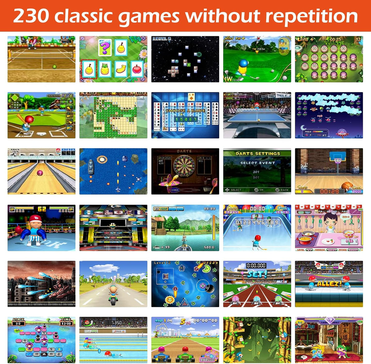 TaddToy 16 Bit Handheld Game for Kids Adults - Black - image 3
