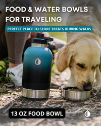 32 oz. Dog Water Bottle, Insulated Dog Travel Water Bottle - Green / 64 oz - image 4