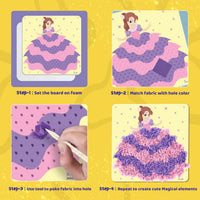 Jackinthebox Poke Art Magical Flower Pressing Craft Kit for Girls - Magical - image 4