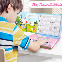 Quimsity piano book for toddlers with 18 keys and illustrated song book - view 3