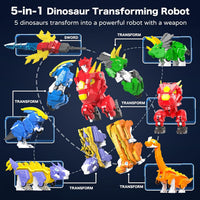 5-in-1 Dino Robot, STEM Building Toy with Triceratops for Kids 6+ – Fun for Kids & Family - image 2