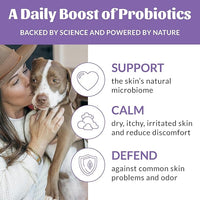 SKOUT'S HONOR Pet Probiotic Deodorizer Spray- Hydrating Daily-Use with Avocado Oil & Omega-3s, Microbiome Friendly Certified, Paraben & Sulfate-Free, 97% Natural, 8oz, Lavender, 2-Pack