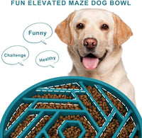 TOBYTO Slow Feeder Dog Bowls Large Medium Breed - Dark Green - image 3
