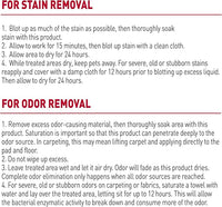 Nature’s Miracle® Stain & Odor Remover, Tough on Dog Urine, Feces, Vomit, Drool and Other Organic Stains and Odors, 1 Gallon