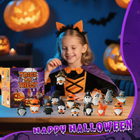 compareye 36 small Halloween gnome figures in black silicone - view 3