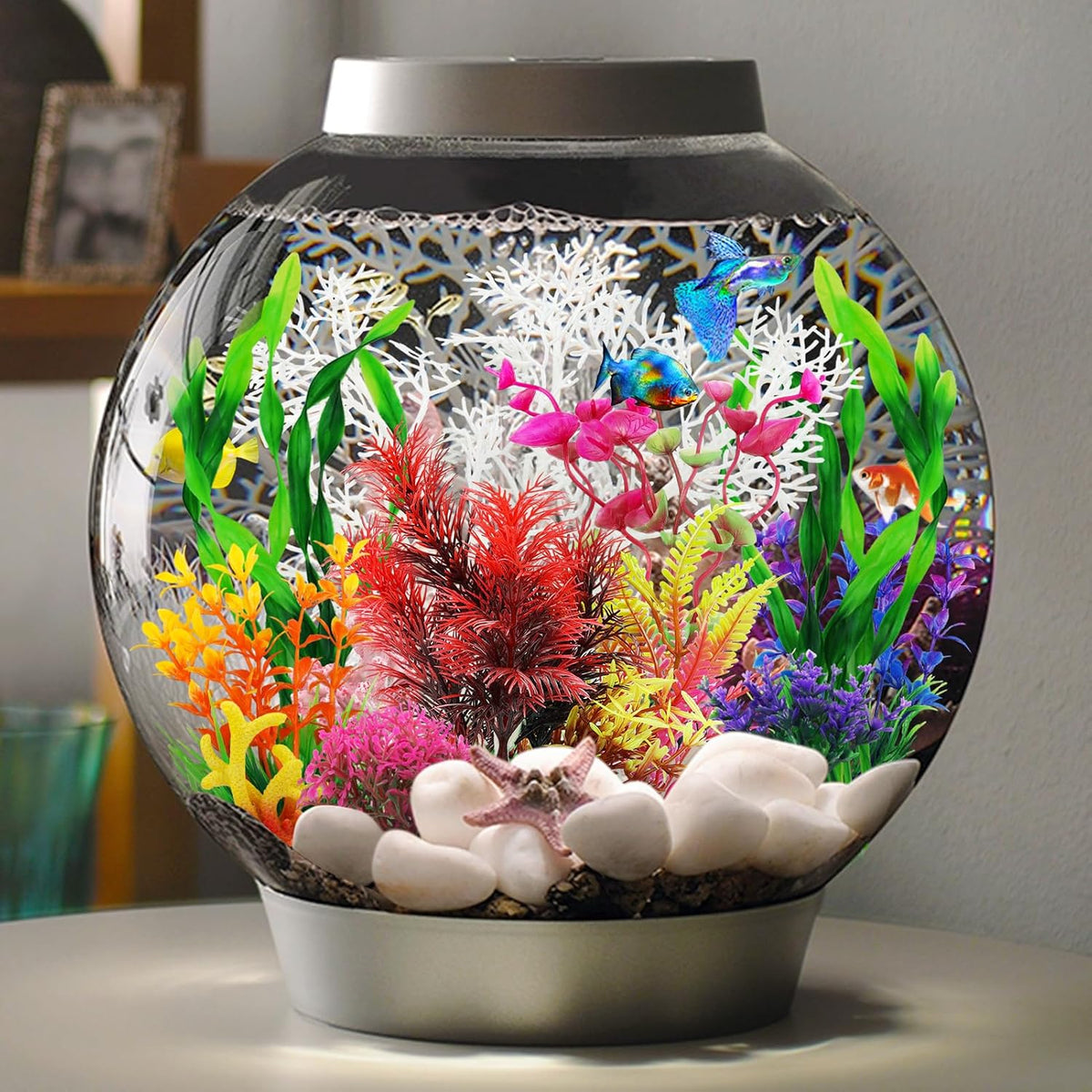 QUOZUO Aquarium Decorations Plants with Resin Coral - image 2