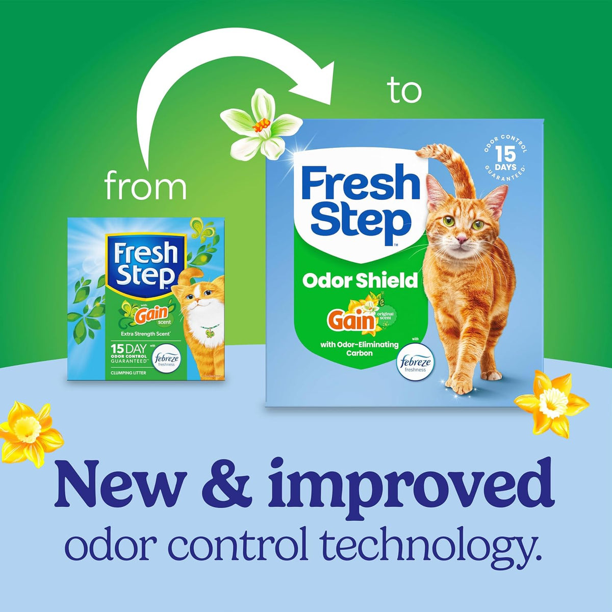 Fresh Step Odor Shield Multi Cat Clumping Cat Litter - Gain / 14 lb (Pack of 1) - image 2