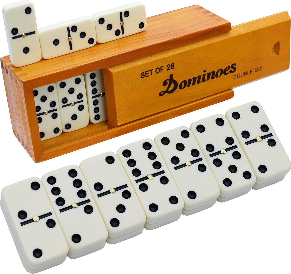 Queensell Dominos Set for Adults - Medium
