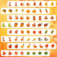 AUGSUN 240 Pcs Halloween Stick on Earrings for Little Girls – Fun for Kids & Family - Fall Style - image 4