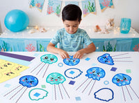 Renbuzhu fall leaf paper suncatcher craft kit with tissue paper and adhesive frames - view 29