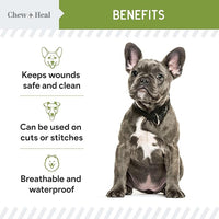 Pet Liquid Bandage for Dogs - 4 oz Spray with Aloe - Wound Care for Dogs Including Cuts, Scrapes, and Stitches - Breathable and Waterproof