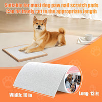 Pet Nail Self Adhesive Replacement Emery Paper - 10in*13ft / White - image 2