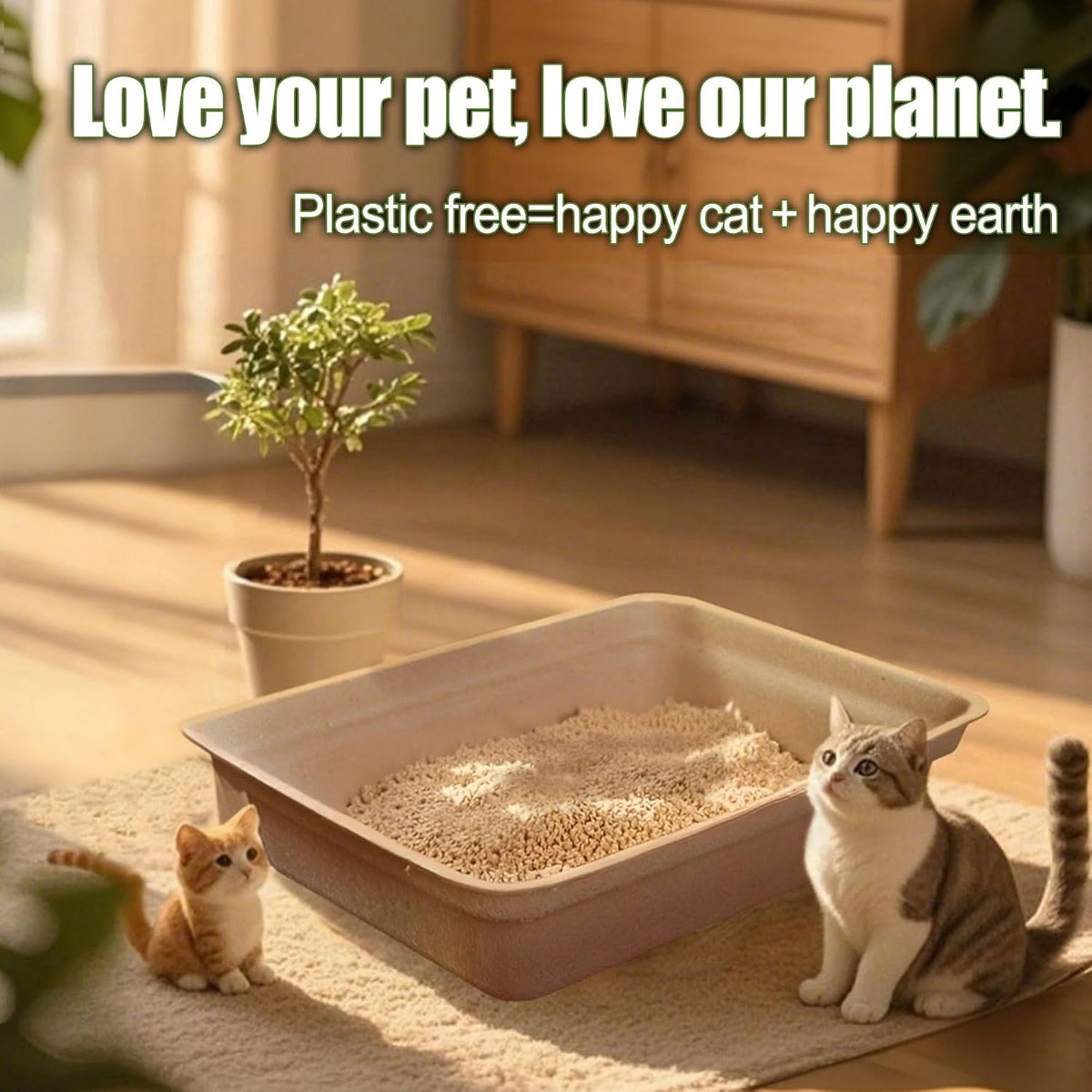 Disposable Litter Box for Cats Large: 2/4/6/8-Pack 17.5X 13.5in - 6 Packs - image 4
