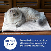 NICREW Cat Heating Pad, Consistent Heat, 17.7"x15.7", 30W - Khaki / 17.7"L x 15.7"W x 0.4"Th - image 2