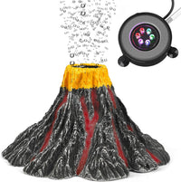 Uniclife Aquarium Volcano Ornament Kit Realistic Resin Volcanic - Multicolor