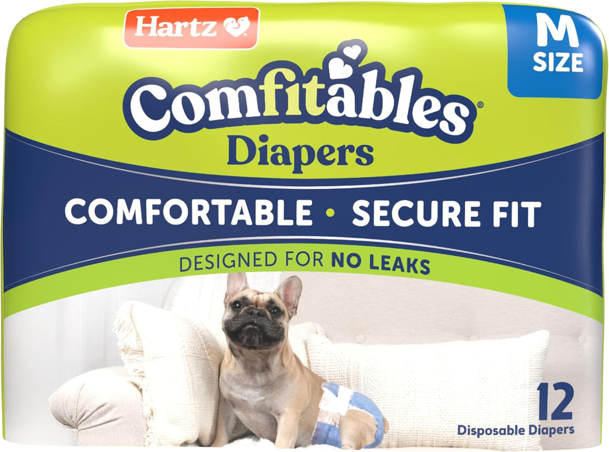 Hartz Disposable Dog Diapers, Size S 36 count - Trial Pack / Medium