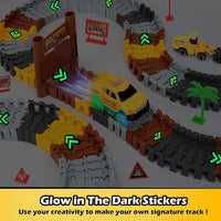 264 PCS Construction Race Tracks for Kids Toys - 360° Construction Race Track - image 3