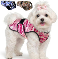 Dog Cooling Vest, 2-Layer Microfiber Cooling Jacket, Blue, L – Essentials for Dogs - Pink Camo / X-Small (Pack of 1)
