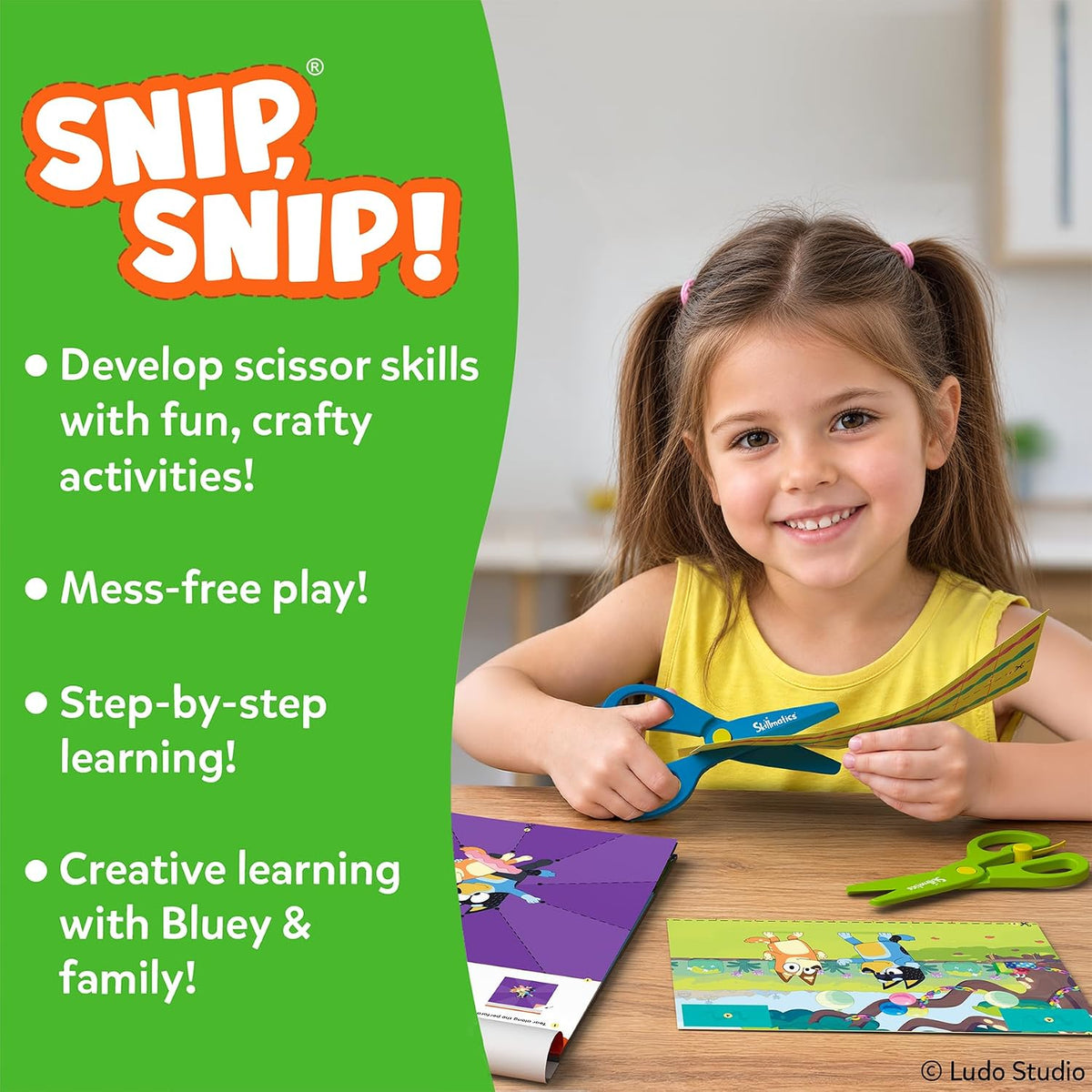 Skillmatics Snip, Scissor Skills, Felt Craft Activity - 3. Bluey - image 3