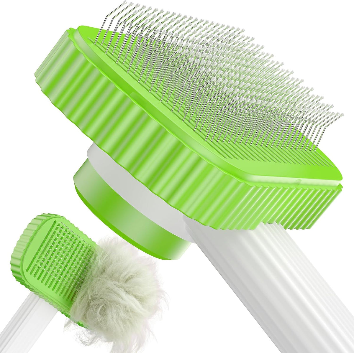 Cat brush, Cat Brush for Long or Short Haired Cats – Essentials for Cats - Green