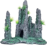 Extra Large Aquarium Decorations Large Fish Tank Rocks Hideout – Essentials for Fish - Muti Peak Large Mountain View