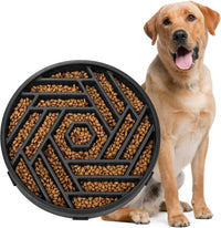 WHIPPY Slow Feeder Dog Bowl - black