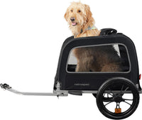 Retrospec Rover Waggin' Pet and Dog Bike Trailer - Black / Trailer