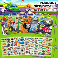 Elfew 3 pack Halloween reusable sticker books for toddlers with puffy stickers - view 9
