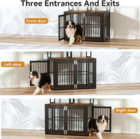 Large Dog Crate Furniture with Storage Heavy Duty Dog Crate Furniture Large Breed Extra Large Dogs Cage