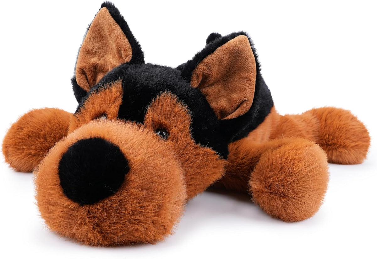 WEIGEDU floppy stuffed dog plush, 20 inch brown puppy with soft plush fur - view 2