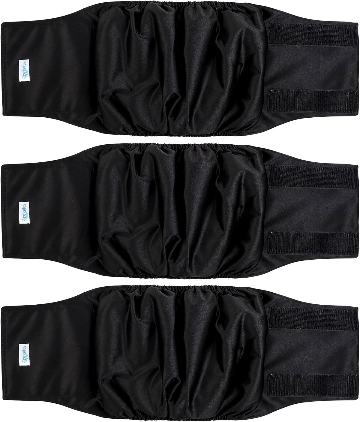 Leekalos Male Dog Diapers - X-Large / Black