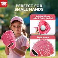 TOY Life T Ball Set for Kids 3-5-8 - Glove, Tee, Bat & 6 Balls - image 2