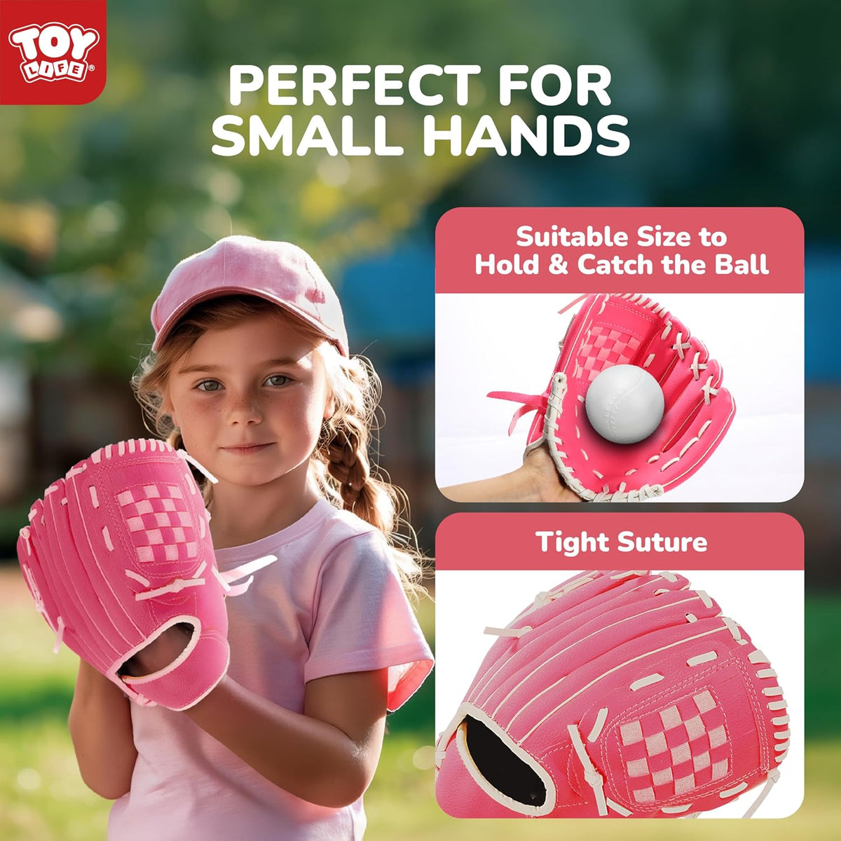 TOY Life T Ball Set for Kids 3-5-8 - Glove, Tee, Bat & 6 Balls - image 2