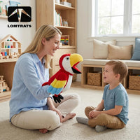 Marine Animals Hand Puppets for Kids, Toddler Includes Sharks - Parrot / Birds - image 2