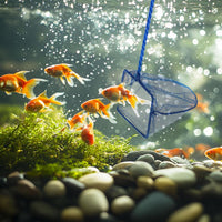 Mogoko 2 Pack Aquarium Net Fish Net Small Net Multi-Size Fine Mesh - 2. Blue / 5 Inch - image 4