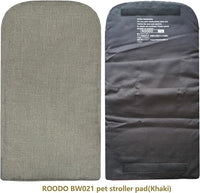 ROODO Pet Stroller Inner Pad for Exclusive Use,Original,Replaceable,Easy to Clean,Set of 3 pc(Khaki)