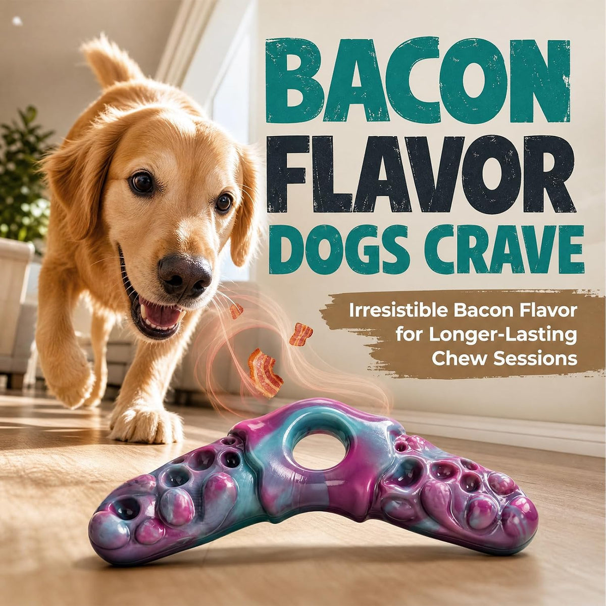 3-Pack Tough Dog Chew Toys, Dog Toys for Aggressive Chewers 25 - image 3