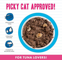 Weruva BFF Minced Natural Wet Cat Food, Tuna and Shrimp Sweethearts in Gravy, 3oz Can, Pack of 24