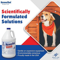 ATP KennelSol 1-Step Kennel Cleaner - 1 Gallon (Pack of 4) Liquid Disinfectant, Effective Against Bacteria and Viruses, Deodorizer Wintergreen Scent by Alpha Tech Pet