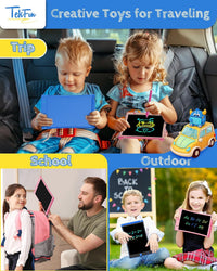 TEKFUN 2 Pack LCD Writing Tablet with Stylus - Blue+10pack / 8.5 inch - image 4