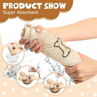 Chumia 4 Pcs Dog Towels for Drying Dog Puppy Bulk Microfiber Absorbent Paw Towel Pet Bathing Supplies Quick Drying for Medium Cats Pets Shower(24 x 40 Inch,Light Brown)