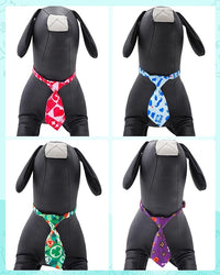 PET SHOW 10 Pack Holiday Big Dog Ties Neckties for Large Breed Dogs XL Adjustable Grooming Accessories Neck Ties Bowties Girl Boy Pets Festival Costumes Wedding Party Gift Favor