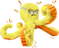 LEGEND SANDY Tough Dog Toys - 1 Pack Yellow Octopus